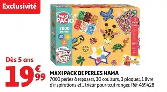 Auchan Maxi pack de perles hama offre