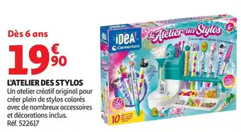 Auchan L'atelier des stylos offre
