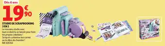 Auchan Studio de scrapbooking 3 en1 offre