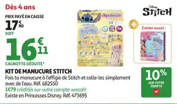 Auchan Kit de manucure stitch offre