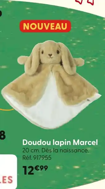 La Grande Récré LA MAISON DES MATERNELLES Doudou lapin Marcel offre