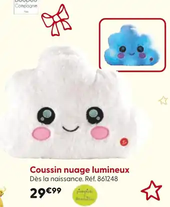 La Grande Récré Coussin nuage lumineux offre