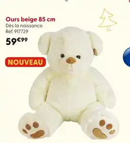La Grande Récré Ours beige 85 cm offre