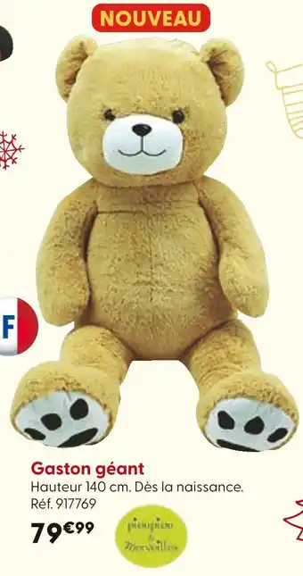 La Grande Récré Gaston géant offre