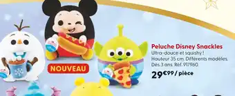 La Grande Récré Peluche Peluche Disney Snackles offre