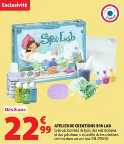 Auchan Atelier de creations spa lab offre