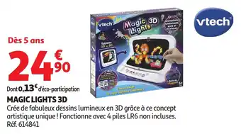 Auchan Magic lights 3d offre
