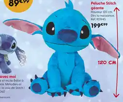 La Grande Récré Peluche Stitch géante offre