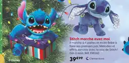 La Grande Récré CLEMENTONI Stitch marche avec moi offre