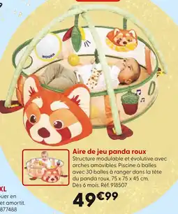 La Grande Récré Aire de jeu panda roux offre