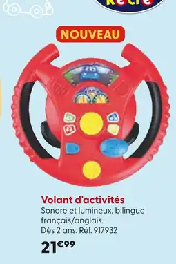La Grande Récré LA GRANDE RECRE Volant d'activités offre