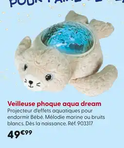 La Grande Récré AQUA DREAM Veilleuse phoque offre