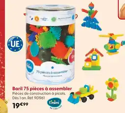 La Grande Récré Tmimi Baril 75 pièces à assembler offre