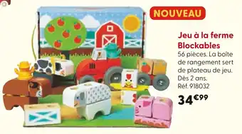 La Grande Récré BLOCKABLES Jeu à la ferme offre