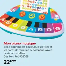 La Grande Récré Mon piano magique offre