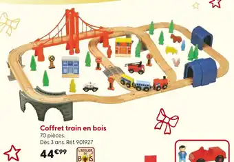 La Grande Récré Coffret train en bois offre