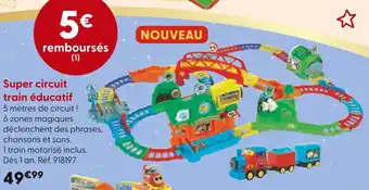La Grande Récré Super circuit train éducatif offre