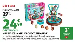 Auchan Mini delices atelier choco guimauve offre