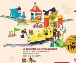 La Grande Récré Le grand train communautaire offre