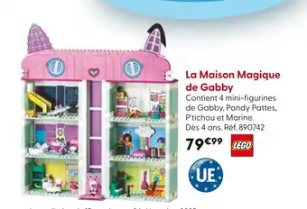 La Grande Récré LEGO La Maison Magique de Gabby offre