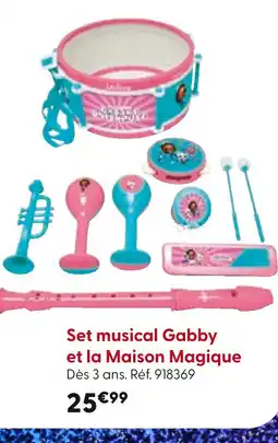 La Grande Récré Set musical Gabby et la Maison Magique offre