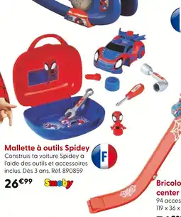 La Grande Récré SMOBY Mallette à outils Spidey offre