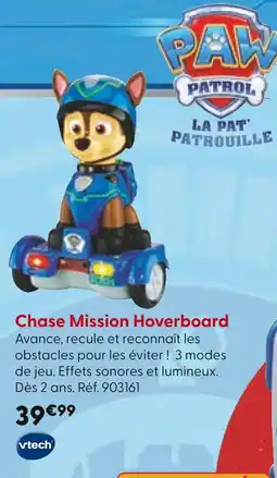 La Grande Récré Chase Mission Hoverboard offre