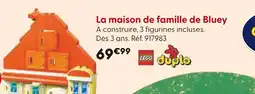 La Grande Récré LEGO Duplo La maison de famille de Bluey offre