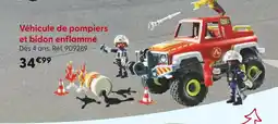 La Grande Récré Véhicule de pompiers et bidon enflammé offre