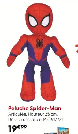 La Grande Récré Peluche Spider-Man offre
