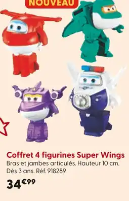 La Grande Récré Coffret 4 figurines Super Wings offre