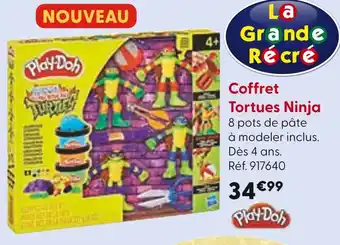 La Grande Récré Play-Doh Coffret Tortues Ninja offre