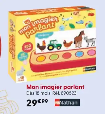 La Grande Récré Nathan Mon imagier parlant offre