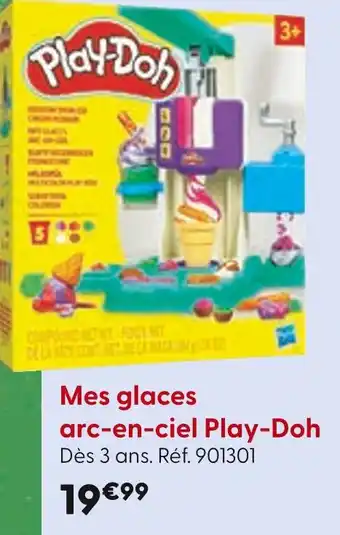 La Grande Récré PLAY-DOH Mes glaces arc-en-ciel offre