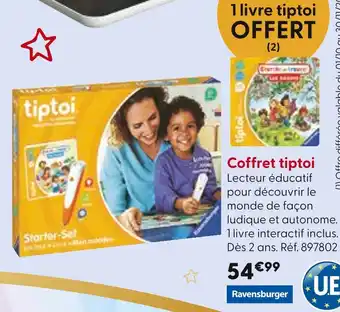 La Grande Récré RAVENSBURGER Coffret tiptoi offre