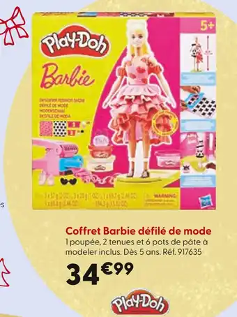 La Grande Récré PLAY-DOH Coffret Barbie défilé de mode offre