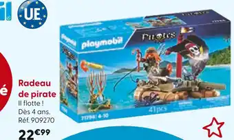 La Grande Récré Playmobil Radeau de pirate offre