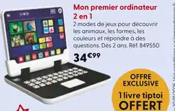 La Grande Récré Mon premier ordinateur 2 en 1 offre