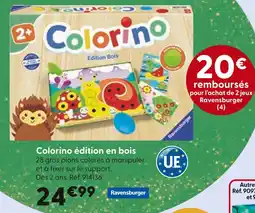 La Grande Récré RAVENSBURGER Colorino édition en bois offre