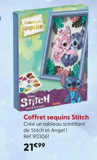 La Grande Récré Disney Coffret sequins Stitch offre