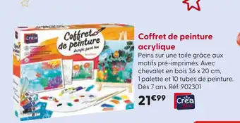 La Grande Récré Coffret de peinture acrylique offre