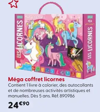 La Grande Récré Méga coffret licornes offre