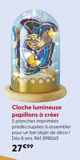 La Grande Récré Cloche lumineuse papillons à créer offre
