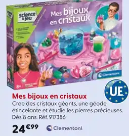 La Grande Récré CLEMENTONI Mes bijoux en cristaux offre