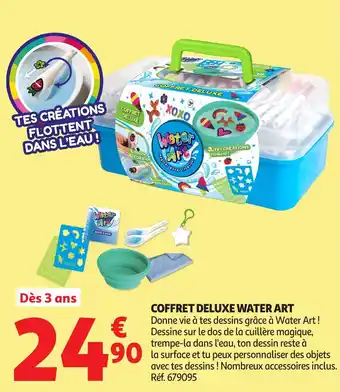 Auchan Coffret deluxe water art offre