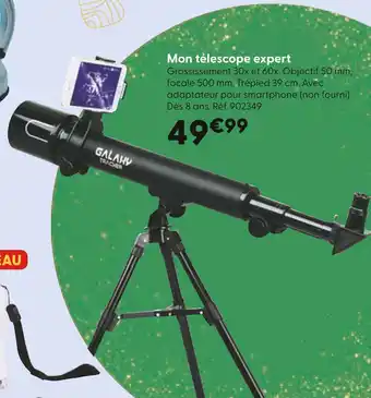 La Grande Récré Galaxy Tracker Mon télescope expert offre