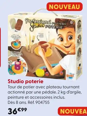 La Grande Récré Studio poterie offre