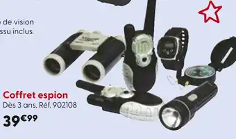 La Grande Récré Coffret espion offre