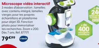 La Grande Récré VTECH Microscope vidéo interactif offre