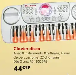 La Grande Récré Clavier disco offre